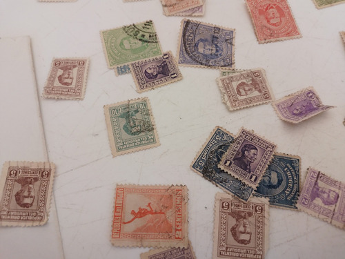 Lote Antiguas Estampillas Uruguay Variado Ver Leer L15 (Usado)