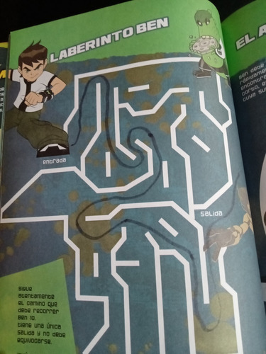 Ben 10 El Secreto De Omnitrix Con Stickers Súper Juegos N° 1 (Usado)