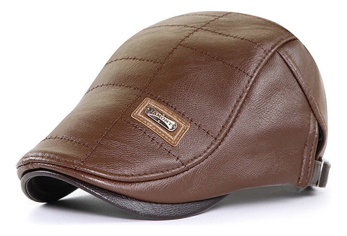 Sombrero De Cuero Ajustable Para Hombre, Sombrero De Vendedo