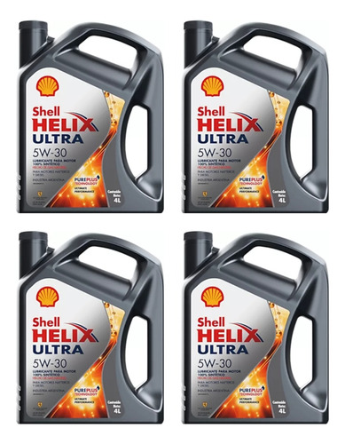 Aceite Shell Helix Ultra X 5w30 Sintetico 4 L X4un