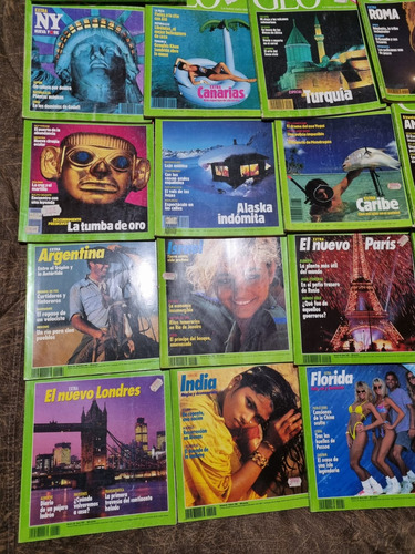 Revista Geo - Edición España 1989 A 1992, 25 Revistas (Usado)
