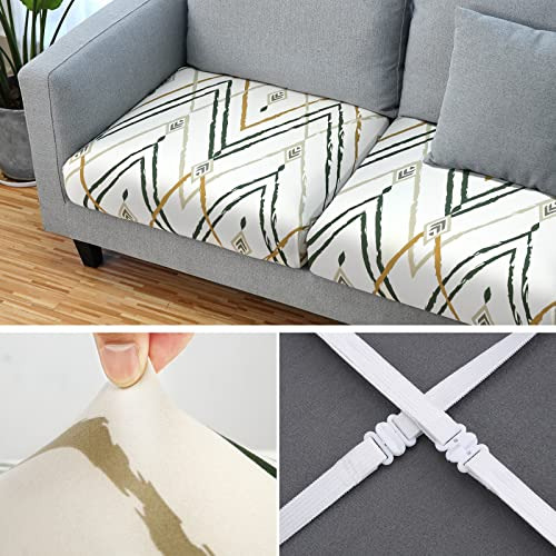 Fundas De Cojín Protectoras Elásticas Con Estampado, Lavable