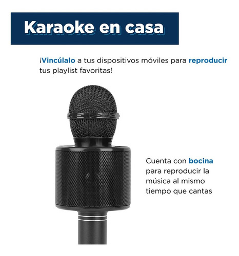 Miniso Micrófono De Karaoke Con Altavoz Inalámbrico
