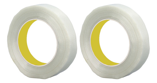 Cinta Autoadhesiva, 2 Rollos De Fibra De Vidrio, 25 Mm De An