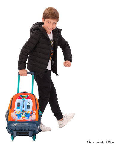 Morral Totto Con Ruedas Niño Rue Bomper Totto Cohety M