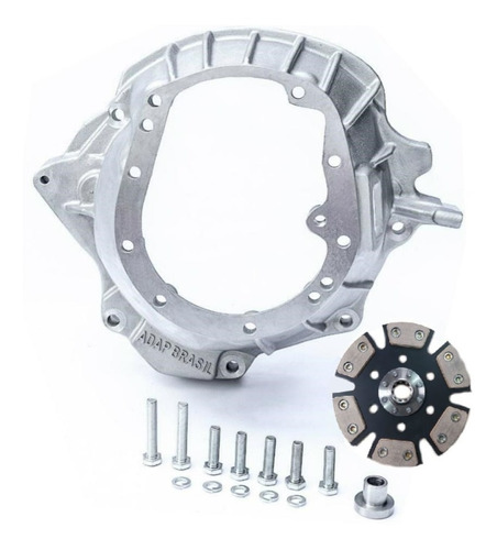 Imagem 1 de 5 de Capa Seca Motor Ap X Câmbio Hilux 3.0 Mec + Disco Cerâmica