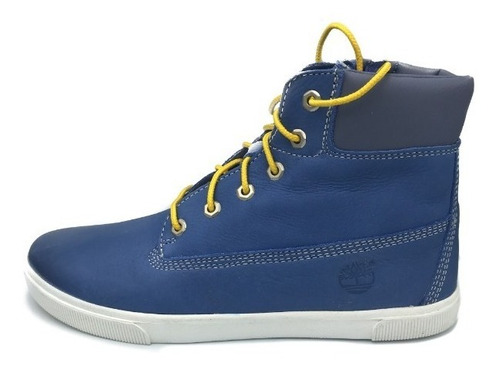 Botín Timberland Niños Azul Slim Cupsole Piel Tb01874a484