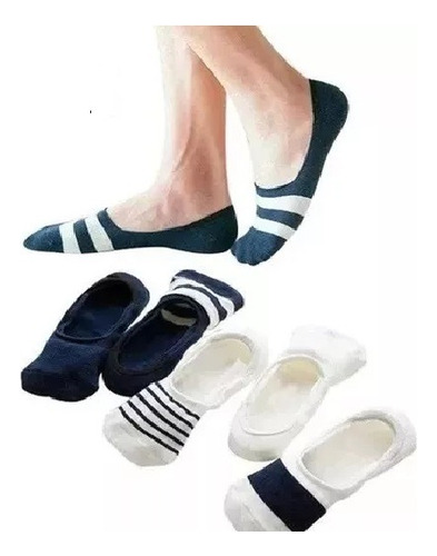 12 Pares De Medias Tobillera Invisible Para Hombre X12