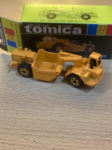 Tomica Komatsu Scraper Ws16 Japonesa En Cajita 1979