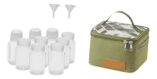 Kit De Especias De Campamento Con Dispensadores De Verde