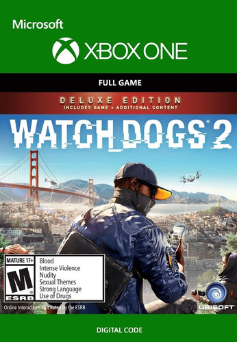 Watch Dogs 2 - Deluxe Edition (xbox One) Codigo Dijital