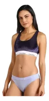 Comprar Tanga Calvin Klein Logo De Mujer Algodon - Original
