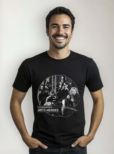 Playera Thunderbolts Anti Heroes Unidos Marvel Oficial
