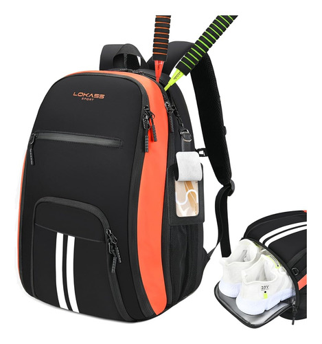 Socko Tennis Backpack Tennis Bag Para Mujeres Hombres Damas 