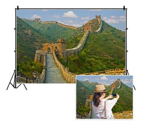 Telón De Fondo De Gran Pared De China De 7 X 5 Pies, Diseño 