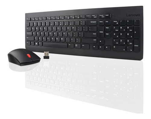 Combo Wireless Keyboard And Mouse Lenovo Color del mouse Negro Color del teclado Negro
