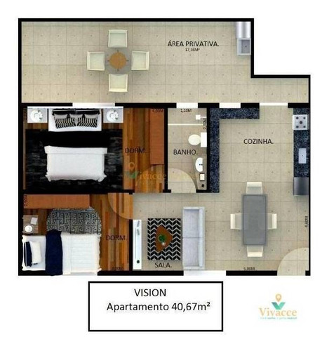 Imagem 19 de 23 de Apartamento À Venda, 45 M² Por R$ 349.000,00 - Chácara Belenzinho - São Paulo/sp - Ap2779