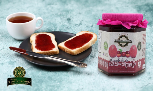 Imagen 2 de 3 de Mermelada Artesanal De Ciruela Con Xoconostle 300g