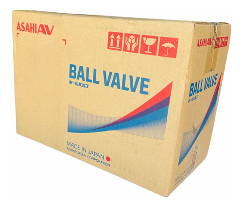 Válvula De Bola Cpvc Cedula 80 De 3'' Asahi Tipo 21 Ind Ceme