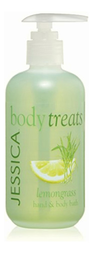 Jessica Body Treats Gel, Lemongrass, 8.5 Fl Oz