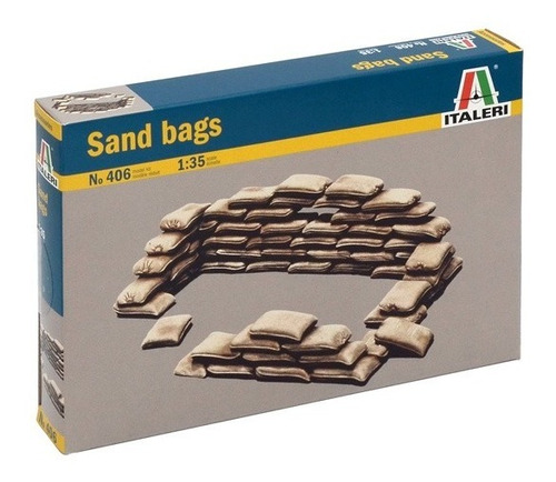 Kit de sacos de arena Italeri para trinchera de la Segunda Guerra Mundial 1/35 0406