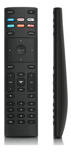 Control Remoto Televisor Tv Compatible Vizio Xrt136 Con Apps Uhd Hd 4k Smart Tv