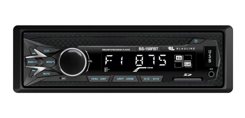 Imagen 1 de 9 de Stereo Usb Sd Radio Bluetooth Frente Fijo Aux Display