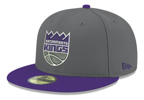 Gorra Ajustada 59fifty 2 Tonos Hombre Nba Sacramento Kings,