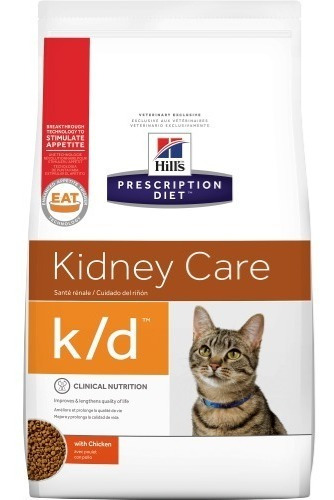 Imagen 1 de 1 de Alimento Hills Kidney Care K/d Feline 3.85 Kg