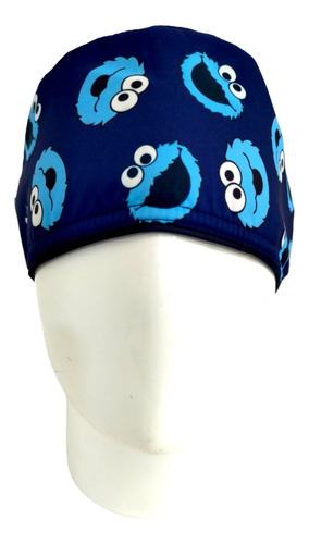 Gorro Quirúrgico Mujer + Lanyard Monstruo Comegalletas