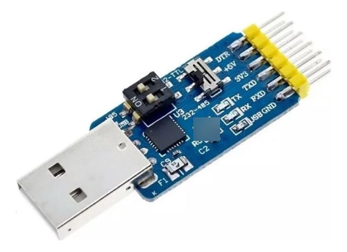Módulo Convertidor Usb A Ttl/rs485/rs232 6 En 1 Arduino