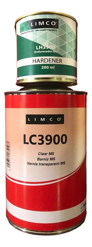 Barniz Clear Glasurit Limco Lc3900 Kit X 1,2 C/catalizador 