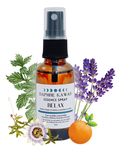 Spray Corporal Relax Daphne Kawas Para Poder Dormir Y Estrés
