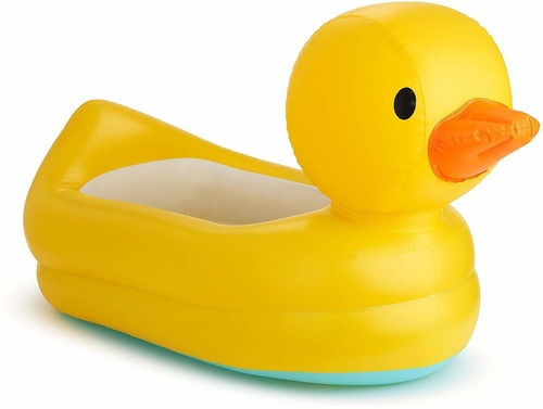 Munchkin Patito Amarillo Baño Inflable Tina Bebé 6m+