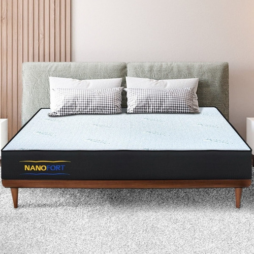 Imagen 10 de 10 de Colchon 2 Plazas Memory Foam Premium Tricapa 191 X 137 X 19