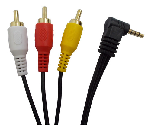  Cable 3 Rca Machos A 1 Plug 3.5 Estereo 1.80 Mts