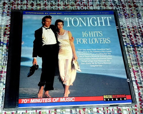 Tonight 16 Hits For Lovers Cd Importad Baladas Retro 80 Rock