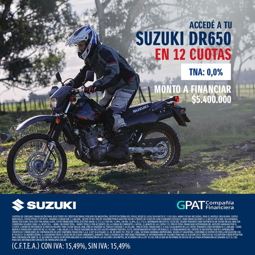 Suzuki Dr650 -entrega Inmediata- Mejor Precio Contado-