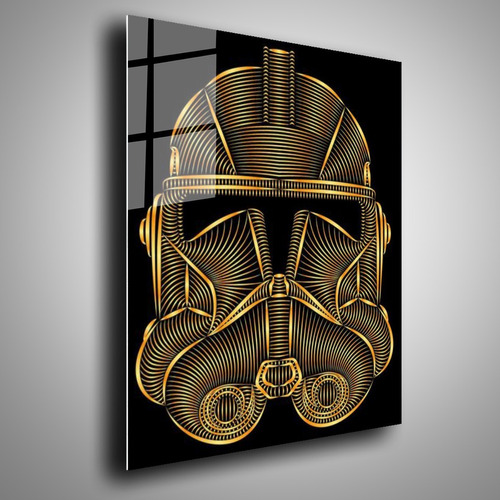 Cuadro Metalico Stormtrooper  Star Wars Peliculas  40x60cm