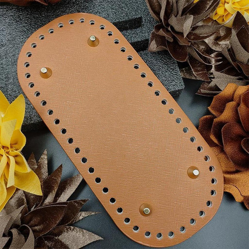 4 Uds. De Bolsos De Material Cuero Para Bricolaje, Base De