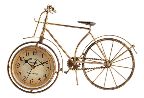 Reloj De Mesa Vintage De Hierro Para Bicicleta, Clásico, Sin