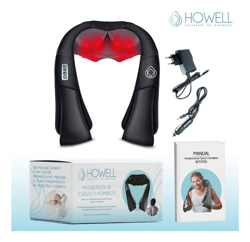 Masajeador Profesional Hombros Cuello Espalda Relajación Spa