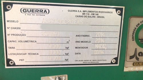 Imagem 12 de 15 de Rodocaçamba Guerra 2014 Dolly Financiamos