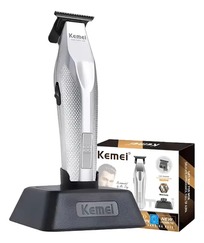 Máquina 10w Kemei Km-3023 Com 9.000rpm +base Grátis Original