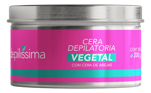 Depilissima - Cera Lata - Vegetal - 200 Grs