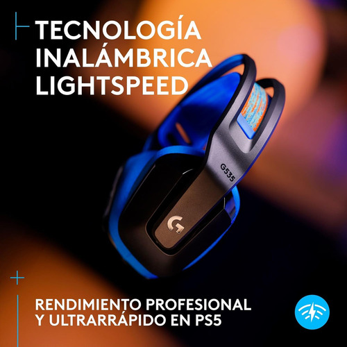 Auricular Logitech G Series G535 Pc Mac Ps4 Ps5 Azul