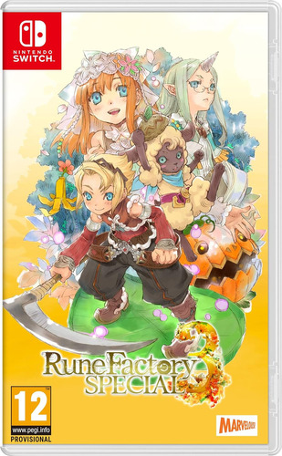 Jogo Rune Factory 3 Special Nintendo Switch Midia Fisica