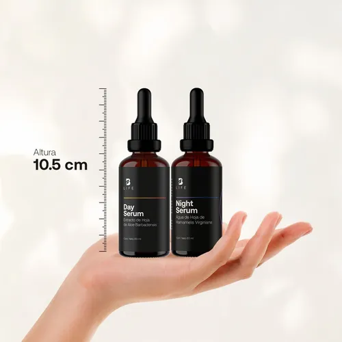 Kit Serum Día Y Noche 60ml 96% Ingredientes Naturales B Life