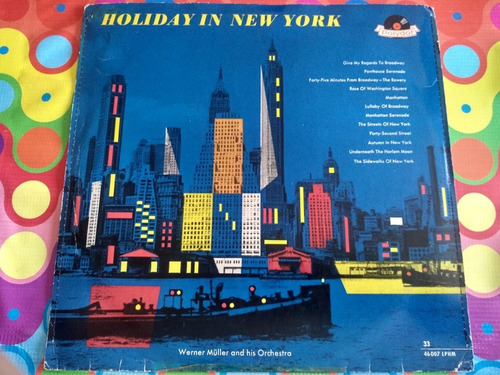 Holiday In New York Lp Werner Müller Orchestra Vinilo (Usado)