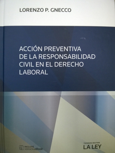 Accion Preventiva De La Responsabilidad Civil En El Derecho 